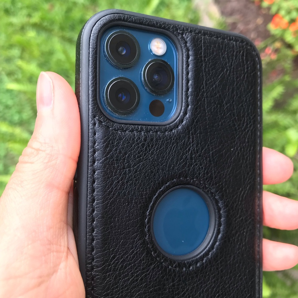 For iPhone 14,14 pro, 14 plus, 14 pro max phone case soft leather with stitching - Picture 4 of 8